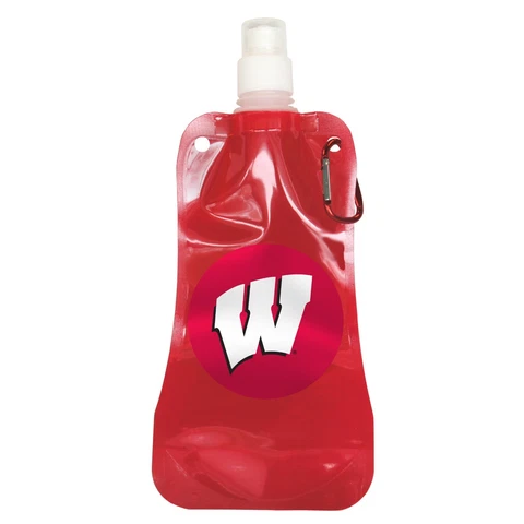 WISCONSIN BADGERS FOLDABLE WATER BOTTLE GREAT FOR GAMEDAY! Cover