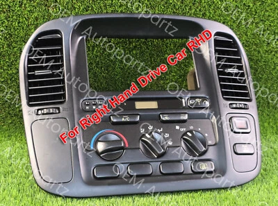 Controlador de clima Toyota Land Cruiser UZJ100 1998-2002 ventilación bisel OEM RHD Foto 1 de 4