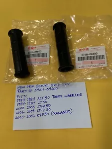 NEW OEM GENUINE SUZUKI HAND GRIP SET LT50 ,ALT50,LT-A50,LT-Z50,KFX50 57211-04600 - Picture 1 of 3
