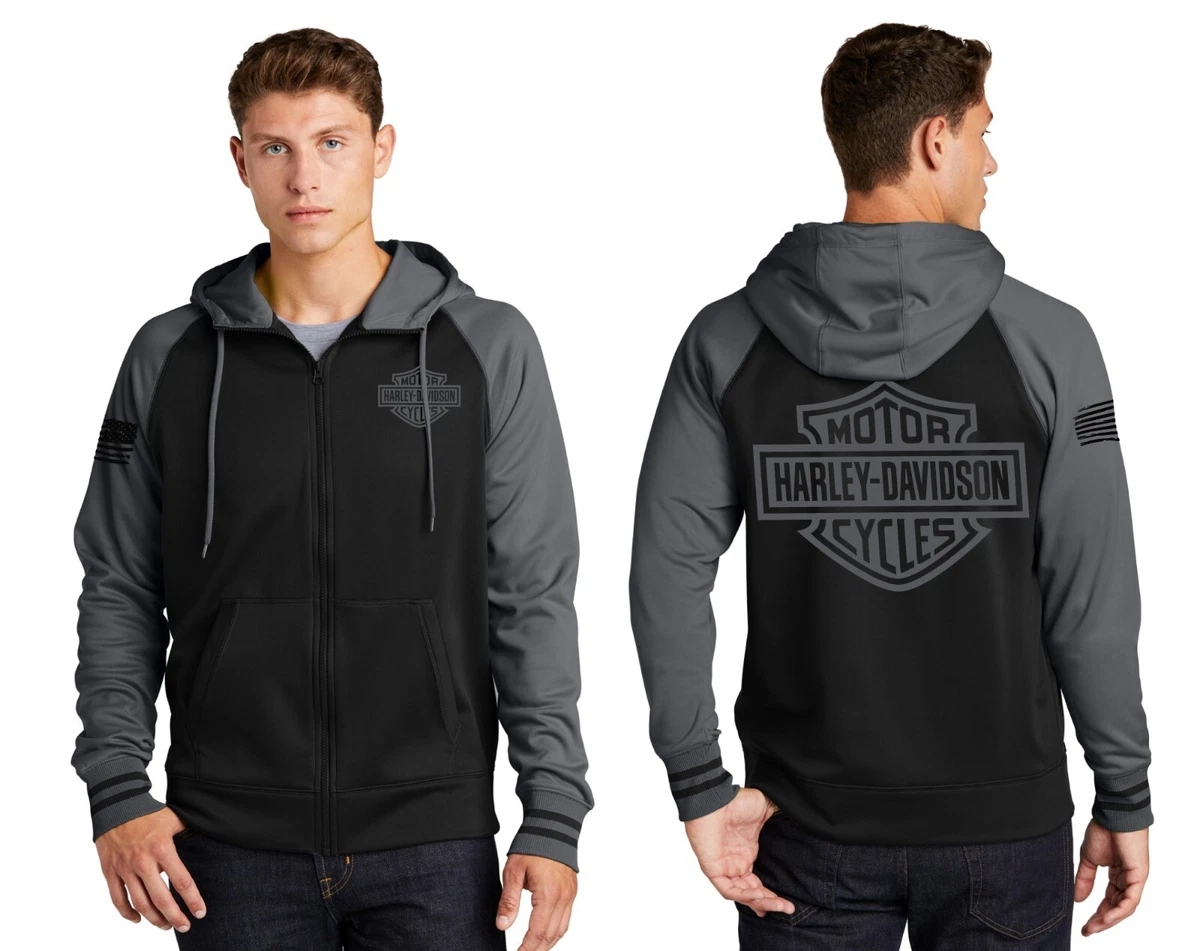 harley davidson zipper hoodie products for sale | eBay