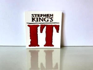 Stephen Kings IT Movie Display Logo Penywise You'll Float Too Clown SK 1986 Book - Picture 1 of 1