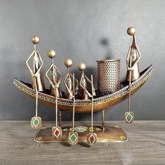 Pen Holder Stand for Home & Office – Beautiful Antique Designer Pen Holder for T - Image 1 of 4