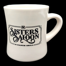Sisters Saloon & Ranch Grill Diner Coffee Mug - 10oz Heavy Sisters Coffee Oregon