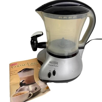 Back To Basics Cocoa Latte Electric Beverage Heat Whip Mix Coffee Tea Dispenser - Image 1 of 4