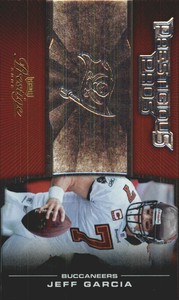 2008 Playoff Prestige Prestigious Pros Red Football Card #3 Jeff Garcia /750