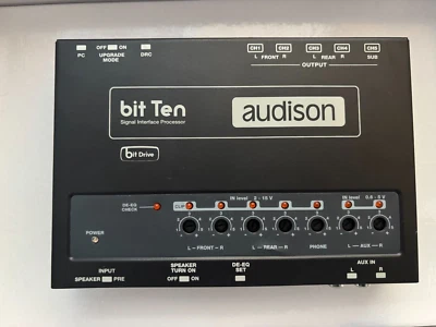 Audison bit Ten Car Audio multi-function digital Signal processor 32 bit DSP - Image 1 of 4