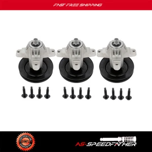 3* Spindelbaugruppe für 42 Zoll Deck Rasenmäher MTD Cub Cadet Troy Bilt 918-0427 - Bild 1 von 11