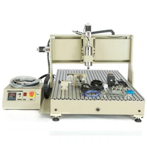 4 Axis CNC 6090 3D Router Engraving Machine Engraver For Wood Acrylic 1500W VFD - Picture 1 of 11