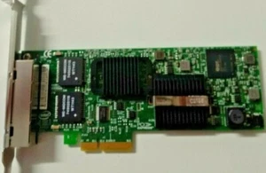 2 x DELL QUAD PORT 1GB PCI-E NETWORK ADAPTER H092P High Profile Bracket - Imagen 1 de 2