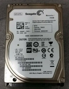 Dell Seagate R6KNT Momentus 750GB  7200 RPM 2.5" SATA Laptop HDD  - Picture 1 of 1