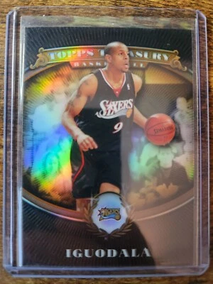 2008-09 Topps Treasury Andre Iguodala Bronze Refractor 817/999 #51 76ers - Image 1 of 2