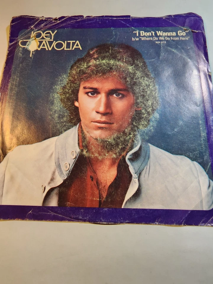 Joey Travolta- I Don't Wanna Go/Where Do We Go From Here 45 RPM  VG F222 - Image 1 of 1