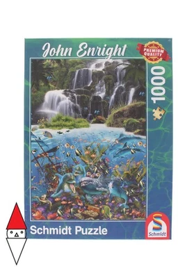 PUZZLE PAESAGGI SCHMIDT FIUMI E CASCATE ENRIGHT WATERFALL 1000 PZ - Immagine 1 di 3