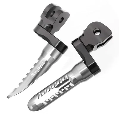 BOB 1 inch Lower Front Foot Pegs Titanium For Triumph Daytona 650 04 05 Foto 1 de 4