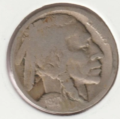 1927 US Indian Head Buffalo Nickel FAINT DATE Collection Coin🔥Cyber Monday Sale - Image 1 of 2