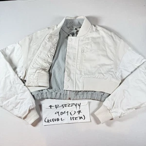 $250 Womens Size S Nike Sportswear Destroyer Cropped Canvas Jacket FN2314-030 - Picture 1 of 16