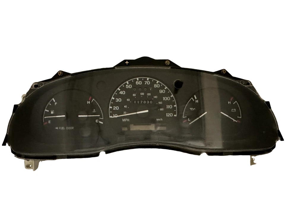 Medidores de painel de instrumentos velocímetro 99 00 Ford Ranger 117.836 milhas - Imagem 1 de 3