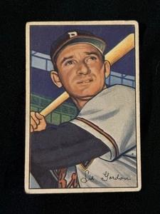 1952 BOWMAN BASEBALL CARD #60 SID GORDON BOSTON BRAVES LOW GRADE VG - Bild 1 von 2