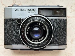 Zeiss Ikon S310 mit Carl Zeiss Tessar 2,8/40 mm. Original Tasche Und Rechnung - Bild 1 von 12