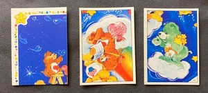 Lotto 3 Figurine Panini Care Bears l'orsetto del cuore 1985 American Greetings - Picture 1 of 2