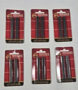Lot Of 6 KOH-I-NOOR Graphite Blocks 2B NEW - Picture 1 of 1