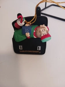 Vintage 1997 Harley Davidson collection Christmas ornament North Pole Motorcycle - Picture 1 of 5