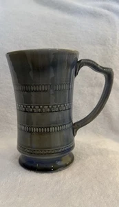 Wade Irish Porcelain Pottery Blue Green Beer Stein Tankard Shamrock Mug - Picture 1 of 8