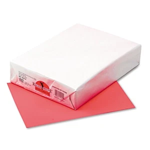 Pacon 102212 24 lbs. Kaleidoscope MP Colored Paper - Hyper Coral RD (500/RM) New - Picture 1 of 1