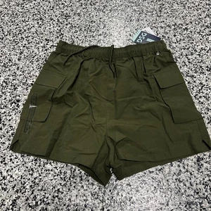 NWT DSG High Rise Woven Cargo Shorts 3” Inseam Inky Olive Womens Sz S - Picture 1 of 3