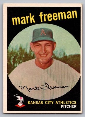 1959 TOPPS #532 MARK FREEMAN A'S ROOKIE - Image 1 of 3