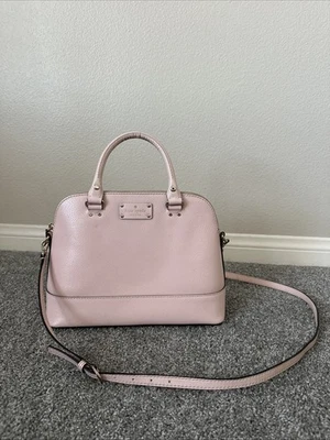 Bolso Bandolera Kate Spade New York Wellesley Rachelle Cuero Rosa Claro Foto 1 de 4