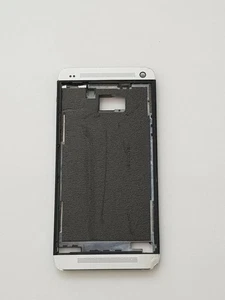 Génuine Cadre Intermédiaire Écran Châssis HTC One M7 801n PN07100 Gris - Imagen 1 de 4
