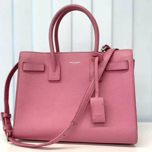 Saint Laurent Sac de Jour 2-Wege Business Bag Handtasche Schultertasche Rosa Leder - Bild 1 von 12