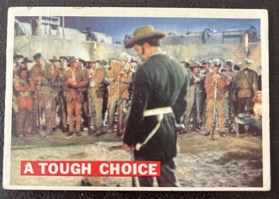1956 Topps Davy Crockett Orange #62 A Tough Choice GOOD - Image 1 of 2