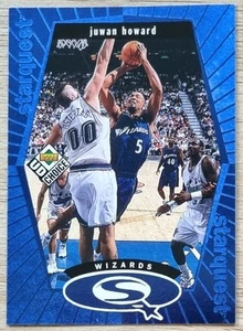 1998-99 UD Choice StarQuest Blue #SQ29 Juwan Howard - Wizards - Picture 1 of 2