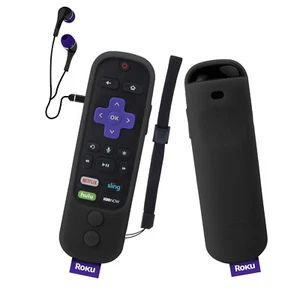 Anti-Lost Silicone Protective Cover Case For Roku Ultra with Power Button Remote - Picture 1 of 17