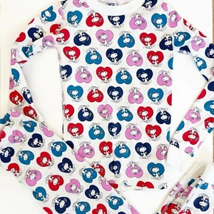 Size 140- 10 Hanna Andersson Snoopy & Heart Pajamas Valentine’s Day - Picture 1 of 5