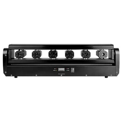 6 Eyes Laser RGB Full Color Moving Head Stage Light Bar DJ Club Event Projector - Image 1 of 4
