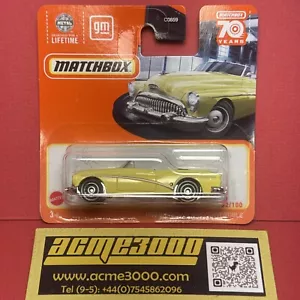 2022 Matchbox Lesney Superfast 1953 BUICK SKYLARK CON - Yellow 32/100 Short Card - Picture 1 of 2