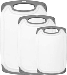 BPA-Free Chopping Board - Different Sizes & Non Slip Handles - Reversible - Picture 1 of 27