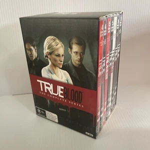 True Blood The Complete Series DVD Box Set Seasons 1-7 PAL Reg 4 Missing 1 Disc. - Picture 1 of 9