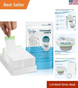 Forros y almohadillas higiénicas desechables para cómoda - Perfecto para recuperación médica - 48 ct - Imagen 1 de 10