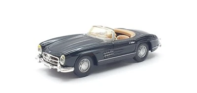 1/72 Hongwell MERCEDES BENZ 300 SL ROADSTER NEGRO modelo de coche fundido a presión Foto 1 de 3