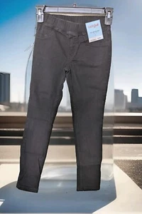 Cat & Jack Pull On Skinny Pants Super Stretch Size 7 in Black - Picture 1 of 10