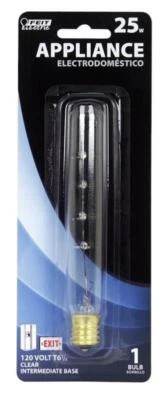 Bombilla tubular Feit eléctrica transparente de larga duración de 25 vatios BP25T61/2 Foto 1 de 2