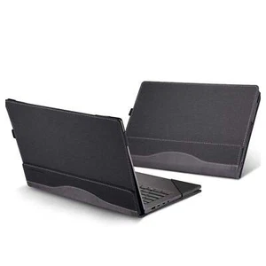 14 Leather Laptop Protective Case - Anti-Fall Design - Black - For Samsung Galax - Picture 1 of 15
