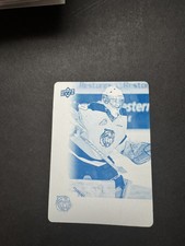 2019-20 CHL Hockey CYAN PRINTING PLATE #229 Mads Sogaard.
