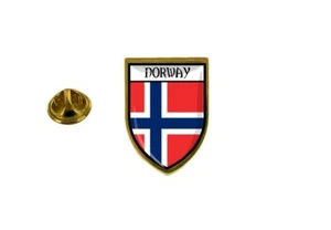 spilla pin pin's spille spilletta bandiera badge stemma norvegia - Imagen 1 de 1