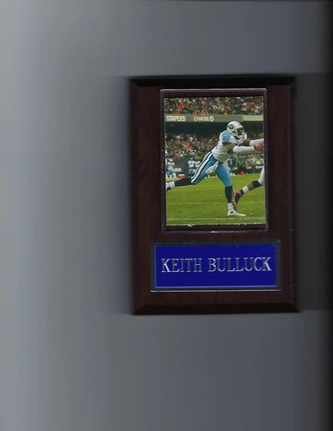 KEITH BULLUCK PLAQUE TENNESSEE TITANS FOOTBALL NFL Cover