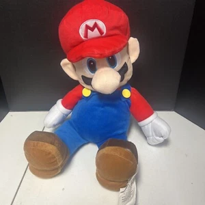 JUMBO 2015 Super Mario Bros Nintendo Plush 22" with  Back Hideaway - Picture 1 of 5